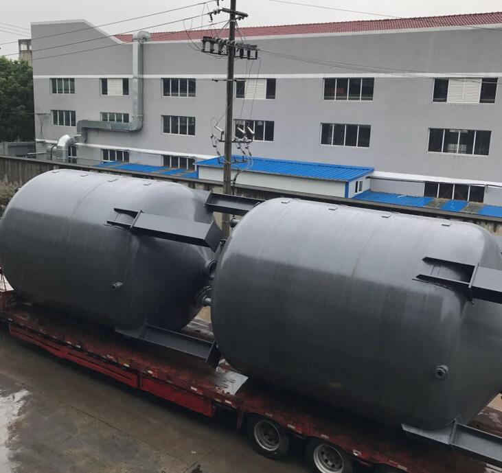 50立方立式平底锥顶钢塑罐